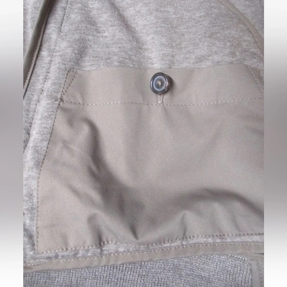 POLO RALPH LAUREN Golf brown zip‎ up mens sweater knit sleeve jacket sz XXL